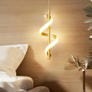 Pendente Espiral | 3 Tons de Iluminação