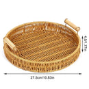 Bandeja Organizadora de Rattan Trançado  Carpetino