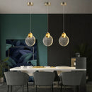 Lustre de Led Pendente Dourado