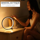 Luminária de Mesa LED e Touch Moderna