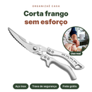 Tesoura Chef Inox — Tesoura de Cozinha para Frango em Aço Inox